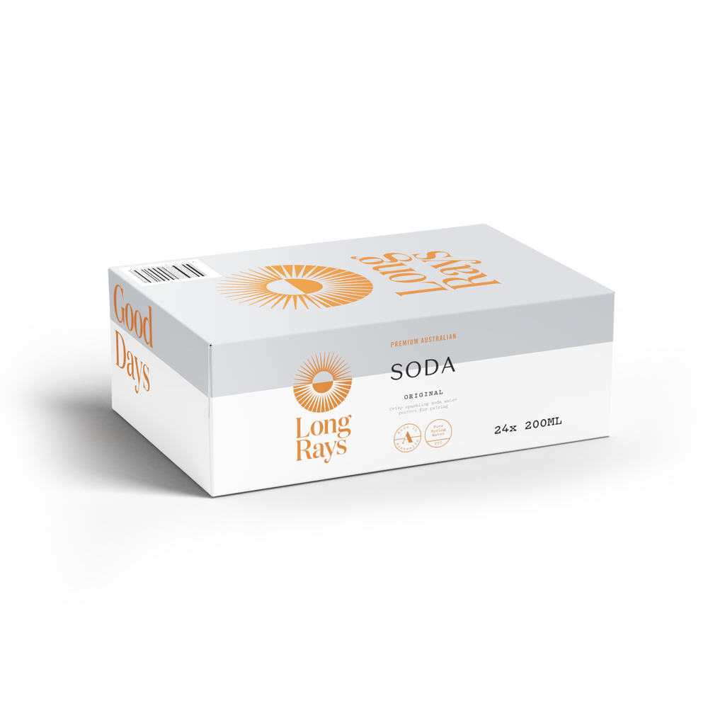 Long Rays Australian Soda Carton (24x200mL)