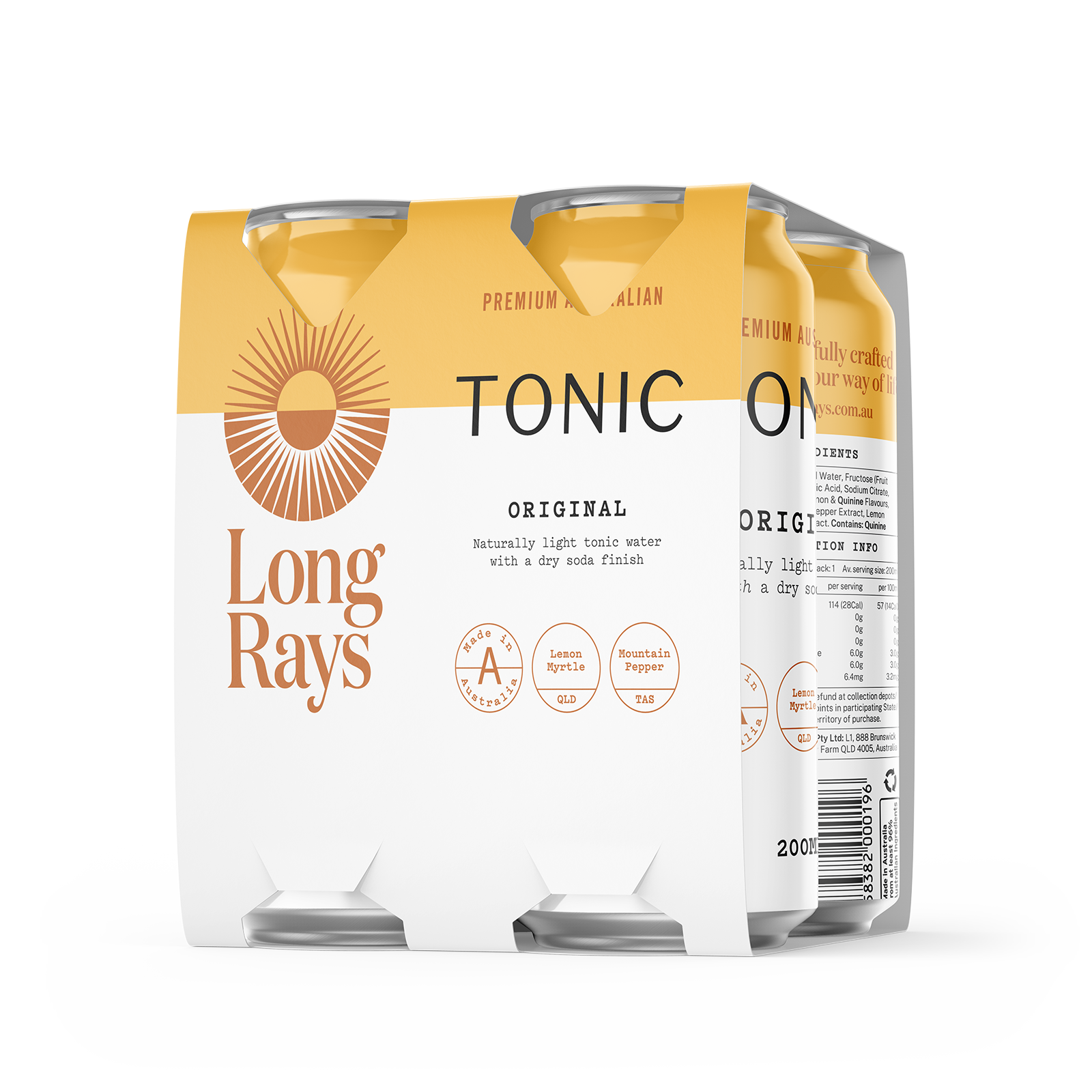 Long Rays Australian Tonic Carton (24x200mL)