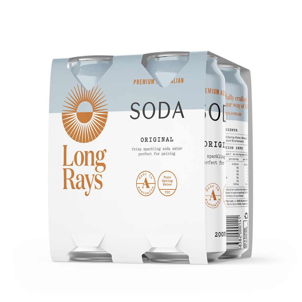 Long Rays Australian Soda Carton (24x200mL)